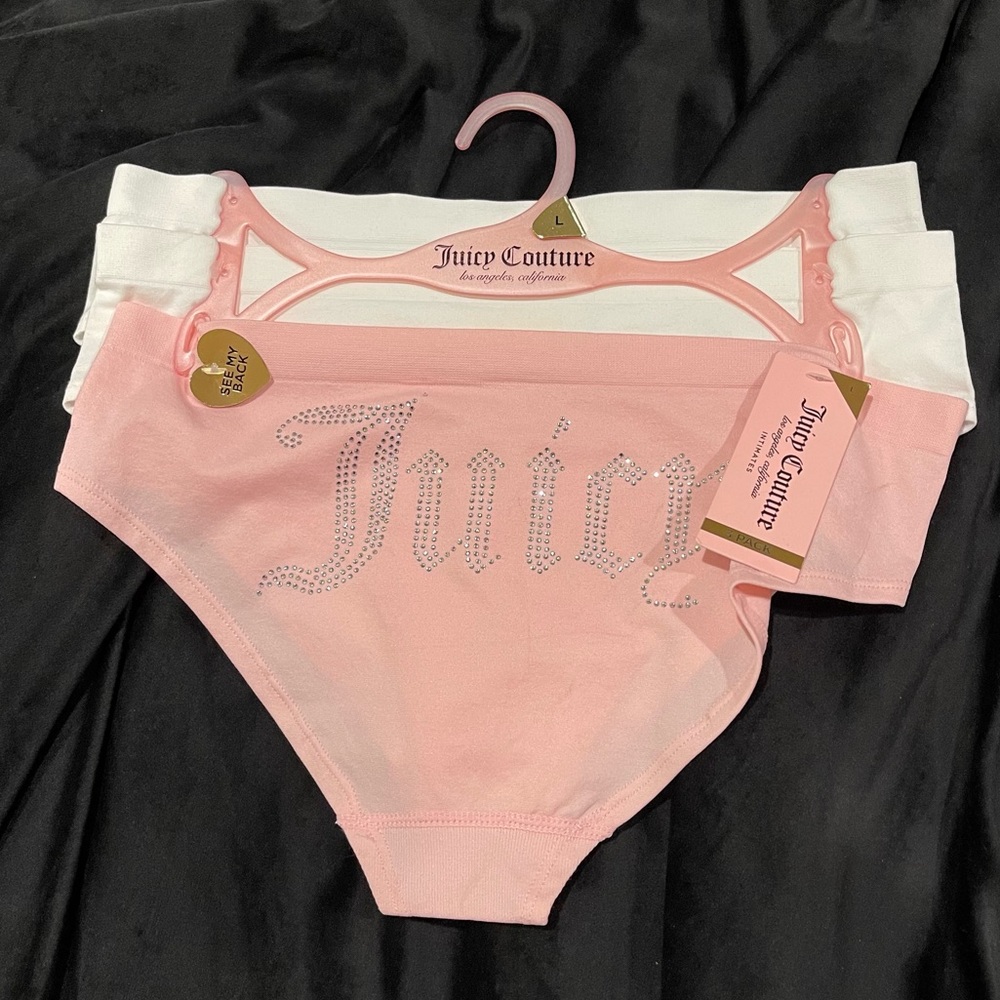 NWT Juicy Couture crystal embellished panties